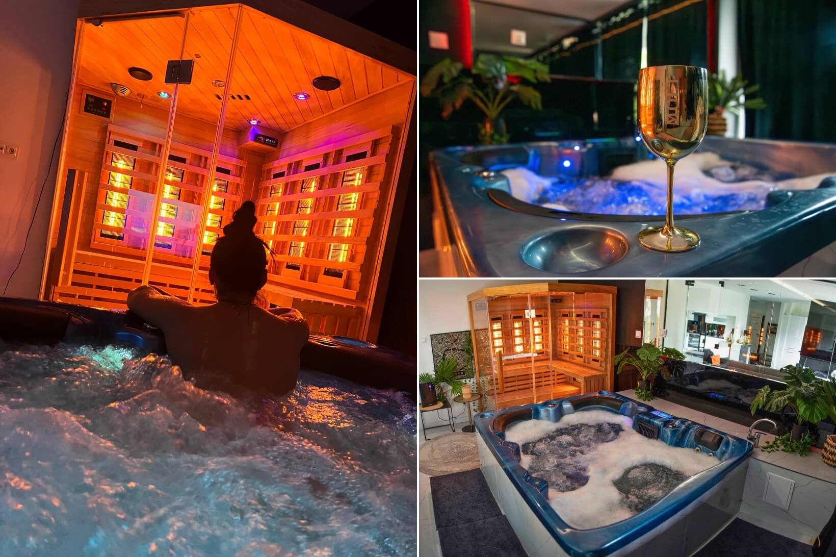 Projekt bez nazwy (50) (1) APARTAMENT W BIAŁYMSTOKU - kolaż zdjęć - sauna i jacuzzi